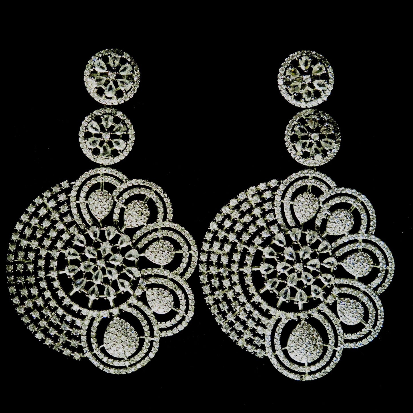 Tremendously Elegant Earrings in Silver