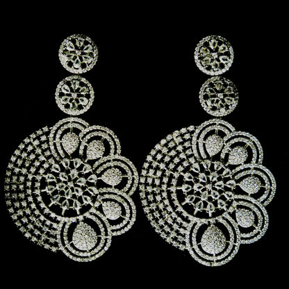 Tremendously Elegant Earrings in Silver