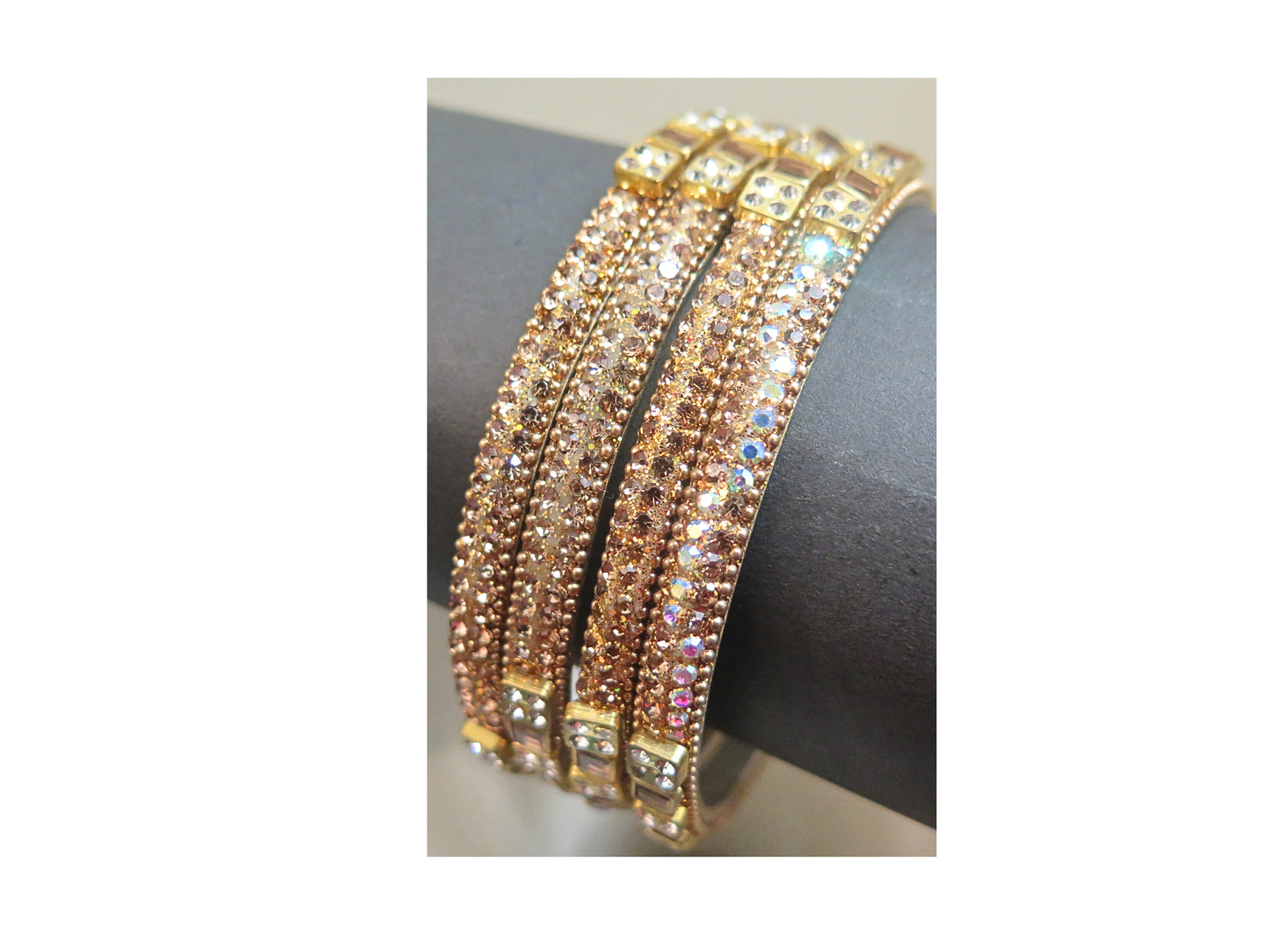 Golden Bangles (Set x 4)