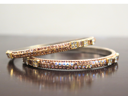Golden Bangles (Set x 4)