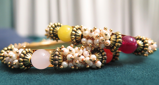 Indian Pearl Multi-coloured Bangles
