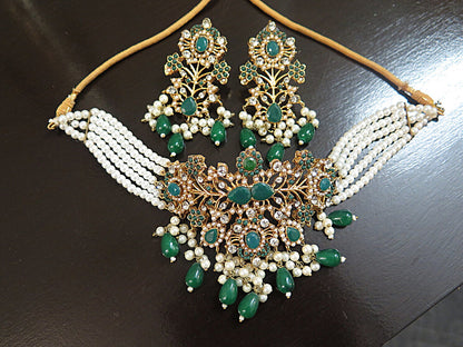 Green Jewellery Set
