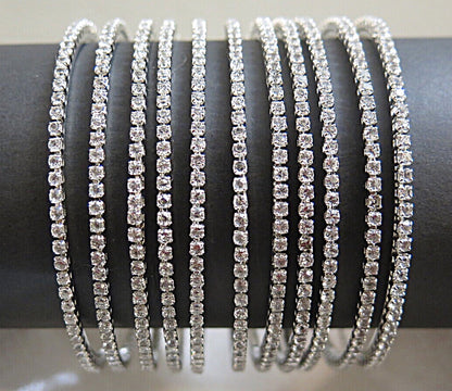 Silver Delicate Bangles