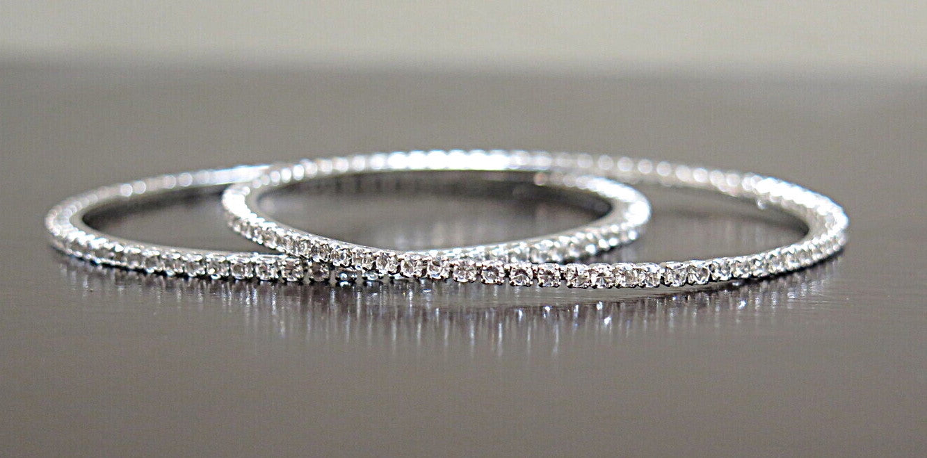 Silver Delicate Bangles