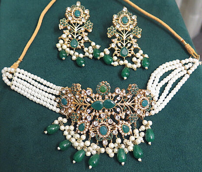 Green Jewellery Set