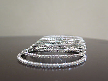 Silver Delicate Bangles